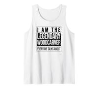 Artesano Nacido en el cumpleaños de un tallador de Madera Camiseta sin Mangas