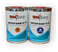 Artespray - Espuma Poliuretano Artefoam D-70 2Kg (1Kg A + 1Kg B) Especial Para Taxidermia Y Moldes
