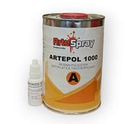 Artespray - Resina Poliester 1Kg + Peroxido Para Laminados de Fibra de Vidrio, Embarcaciones, Piscinas