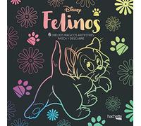 Arteterapia. Felinos Disney. 6 dibujos mágicos (Hachette HEROES - MARVEL - Arteterapia)