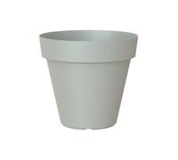 Artevasi Capri, Maceta Redonda de plástico, 50 cm, Color: Gris Claro
