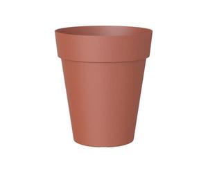 Artevasi Maceta Redonda de plástico Capri High, 46 cm, Color: Terracota
