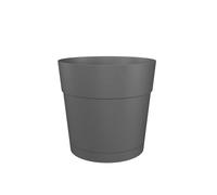 Artevasi Capri Olla Ancha, Reserva de Agua, Maceta de plástico, Blanco, 50 cm