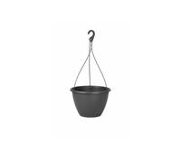 ARTEVASI Maceta suspendida ALGARVE - Gris antracita - 8L - 31 x 31 x 20,5 cm