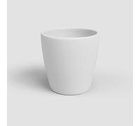 Artevasi Thalia - Maceta de cerámica para orquídeas, 14 cm de diámetro, Color Blanco Nieve