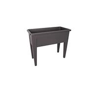 Artevasi Venezia - Caja de Cultivo con Sistema de riego automático, Interior o Exterior, 80 cm de Largo, 69 cm de Alto, Color Antracita