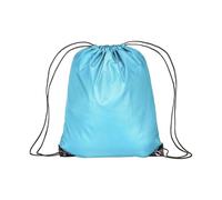Artexia Bolsa de deporte con cordón para gimnasio, deporte, gimnasia, natación, bolsa impermeable para viajes, zapatos, escuela, jardín de infantes, niños, adultos, unisex, azul celeste, 42x38cm