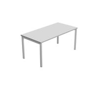 Artexport - ARTEXPORT MESA ESCRITORIO VENERE 140 CON 4 PATAS DE METAL 40X40MM TABLERO 22MM GRIS