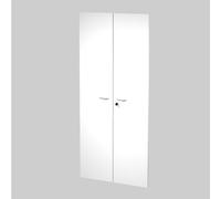 Artexport Puertas Para Estantería Alta Presto 18 mm Con Cerradura Blanco 80x175 cm