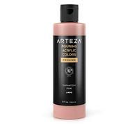 ARTEZA Pintura acrílica para pouring, 8 oz (236 ml), Rosa Clavel A400, pintura acrílica de alto flujo, no requiere mezcla, pintura para verter sobre lienzo, vidrio, papel, madera, azulejo y piedra