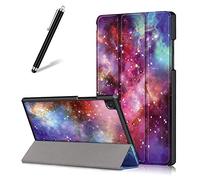 Artfeel Funda para Samsung Galaxy Tab A7 2020 10.4 T500/T505/T507, funda de piel ultra delgada y ligera, con función atril de tres pliegues, funda protectora magnética para tablet