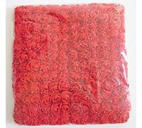 Artfen Minicabezas de Rosas Falsas, 144 Unidades, Mini Rosas Artificiales, Accesorios de Flores de Boda, para Hacer Pinzas para el Pelo de Novia, Diademas para Vestido (la Parte Inferior añade Gasa),