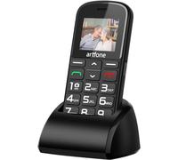 artfone 182 - Teléfono Móvil para Personas Mayores con Teclas Grandes, Movil para Personas Mayores con Botón SOS, Pantalla Grande de 1,77 Pulgadas, Batería de 1400 mAh