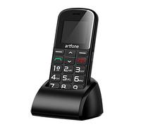 artfone CS182 Tel¨¦Fono M¨®vil para Personas Mayores Teclas Grandes con BOT¨®n SOS C¨¢Mara F¨¢CIL de Usar para Ancianos, Negro