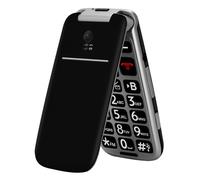 artfone G3 Negro - 4G VoLTE Teléfono móvil de Tapa para Mayores丨Botones y Teclas Grandes丨Teléfono móvil para Ancianos de Pantalla 2,4" 丨Base de Carga丨Botón SOS丨Bateria 1300mAh丨Radio FM丨Bluetooth丨USB-C