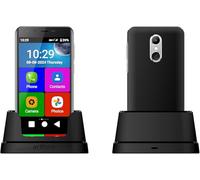 artfone Smart_500 4G Smartphone fácil Uso Mayores丨Iconos XXL丨Telefono Movil para Mayores丨Pantalla 5”丨Botón SOS丨Android 12丨Cámara 13MP丨Batería de 2800 mAh丨WI-FI丨GPS丨Whatsapp - Negro
