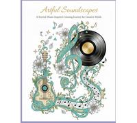 Artful Soundscapes: A Surreal Music-Inspired Coloring Journey for Creative Minds.