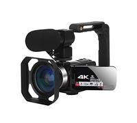 ARTGOS Wide Angel Lens 4K Streaming Video Camera con micrófono Time Lapse18X Vlog Videocámara 48MP Blogger Photography Webcam Videocámara Multifuncional(Size:32G SD Card)