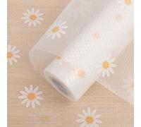 Arthome Protector Cajones Cocina 30x300cm, Forros Armario No Adhesiva Impermeable, Antideslizante Estante de Plástico EVA para Cocina Frigorífico (Margarita Lunares)