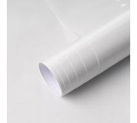 Arthome vinilo adhesivo muebles Brillante Blanco, 40cmx610cm Papel Pintado Autoadhesivo Impermeable, Contacto Papel Decorativo para Muebles, Encimera, Cocina, Revestimiento de Estantes