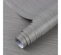 Arthome vinilo adhesivo muebles Gris Madera 63cmx5m Papel Pintado Autoadhesivo,Contacto Papel Adhesivo Impermeable Decorativo Para Encimeras Armarios,Fácil Limpiar Cubre Paredes Desmontable