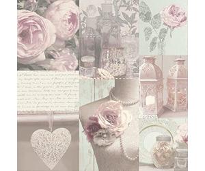 Arthouse, Charlotte Papel Pintado, Color Rosa