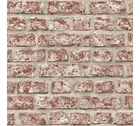 Arthouse, Papel Pintado, Estilo rústico, Efecto Ladrillos A La Vista, DE Vinilo
