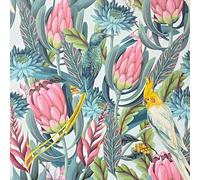 Rainforest Escape Papel Pintado Texturizado Vinilo Aves Follaje Arthouse Multi