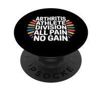 Arthritis Athlete Division All Pain No Gain - PopSockets PopGrip Adhesivo