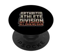 Arthritis Athlete Division All Pain No Gain PopSockets PopGrip Adhesivo