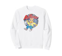 Arthur Distressed Arthur Waving Logo Cartoon Sudadera