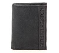 Arthur et Aston - Cartera de piel para hombre, Monedero, Porta Tarjetas, Billetera (1438-800), 12 cm Negro Talla única