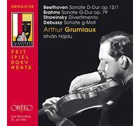 Arthur Grumiaux Interpreta Beethoven, Brahms, Stravinsky Y Debussy