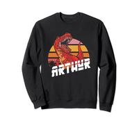 ARTHUR - hermoso nombre de niño con T-Rex Sudadera