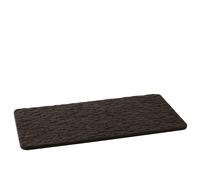 Arthur Krupp Black Clay Placa Rectangular Negra 35,5x18 cm