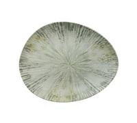 Arthur Krupp Fusión Gris Porcelana Plato Ovalado 31x26 Cm