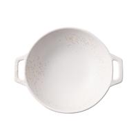 Arthur Krupp White River Plato Hondo Blanco Ovalado 23,5 cm Porcelana