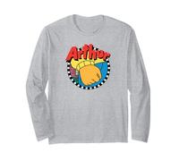 Arthur Logo with Fist Cartoon Manga Larga