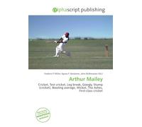 Arthur Mailey: Cricket, Test cricket, Leg break, Googly, Stump (cricket), Bowling average, Wicket, The Ashes, First-class cricket