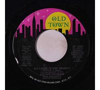 ARTHUR PRYSOCK - all i need is you tonight / when love is new 45 rpm single