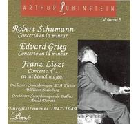 Arthur Rubinstein Volume 5 -Schumann : Piano Concerto; Grieg : Piano Concerto; Franz Liszt Concerto No 1 (Enregistrements 1947-1949) (Lys)