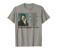 Arthur Schopenhauer Logro Talento Versus Cotización Genio Camiseta