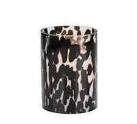 Arti Casa Vela LED de 9 x 12 cm de diámetro, velas LED con temporizador y llama parpadeante, velas eléctricas, funciona con pilas, color negro
