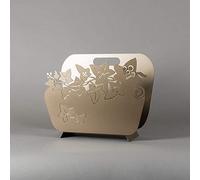 ARTI E MESTIERI revistero Moderno de Hierro de Metal Hiedra Bronce