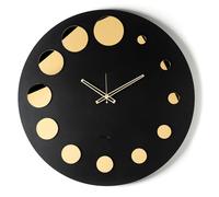 Arti & Mestieri Formula - Reloj de pared de diseño, 100% fabricado en Italia, de hierro, diámetro 70 cm (negro)