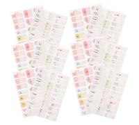ARTIBETTER 1 Juego Etiquetas Impermeables Para Botellas Pegatinas Resistentes Para Identificación Escolar Y Guardería Diseño Aleatorio 10 Hojas