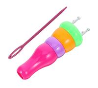 ARTIBETTER 1 Juego Herramientas De Tejer De Plástico Abs Y Duraderas Para Hacer Cordones Y Macramé Para Proyectos Diy De Lana Y Manual Color Aleatorio 2 Piezas