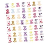 Artibetter 1 Juego Joyas De De Oso Adornos Para Clips Adornos De Estaciónery Encantos De Animales Estilos Decoración De Encanto Animal Sombrero Animal Encanto El Plastico 50 Piezas