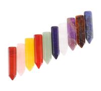 ARTIBETTER 1 Juego Piedras De Cristal Natural De Decoración Juego Y Cuarzo Rosa Adornos De Escritorio Para Hogar Y Oficina Decoración Significativa Para Mesas Y 10 Piezas