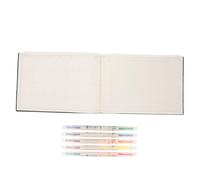 Artibetter 1 Juego Planificador de Autodisciplina para Estudiantes Cuaderno de Gestión del Azul con Marcadores Fluorescentes para Planificación y Organización de Diarias